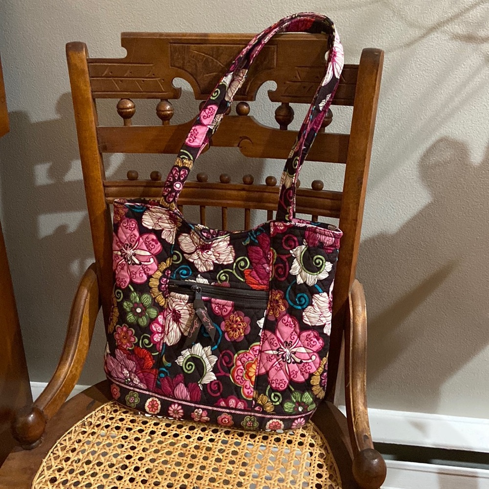 Vera Bradley Pink Mod print tote bag